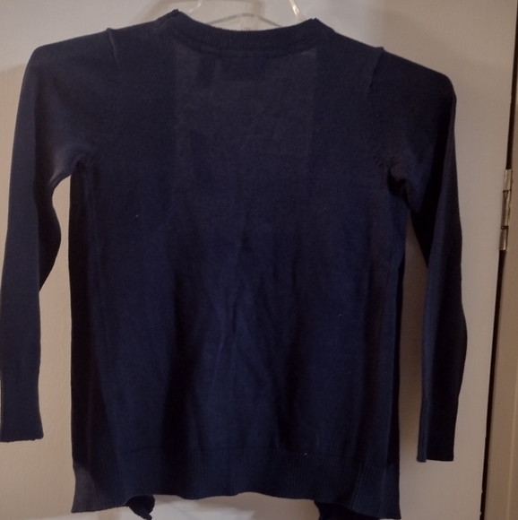 Girls Ruffled Open Front Cardigan - Picture 2 of 6